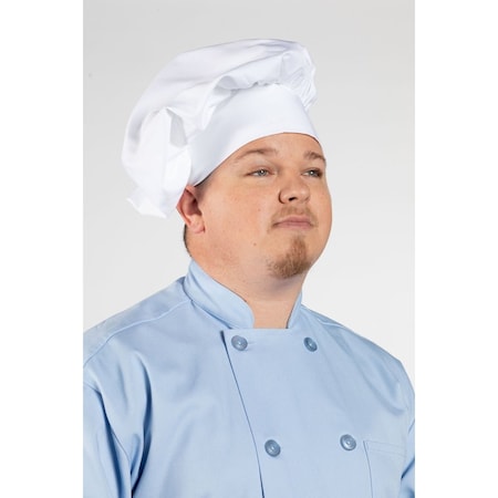 Uncommon Threads Poplin Chef Hat Wht 0100-2500